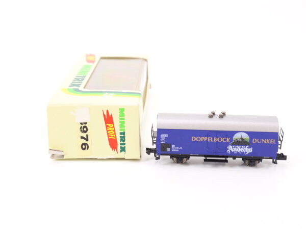 Minitrix N 13976 Güterwagen Bierwagen Kühlwagen "Andechs Doppelbock" DB