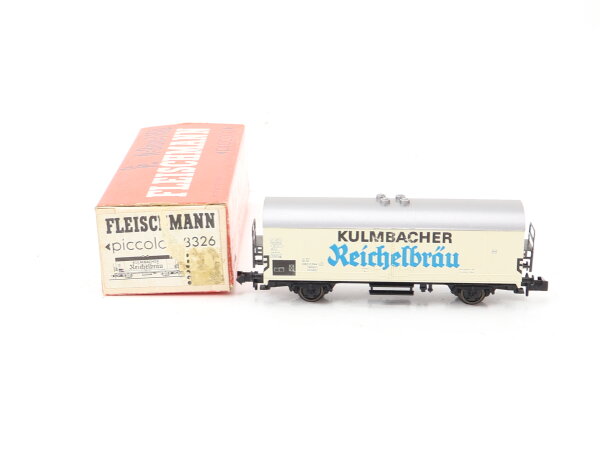 Fleischmann N 8326 Güterwagen Bierwagen "Kulmbacher Reichelbräu" 080 0 744 3 DB