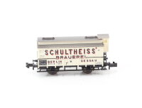 Minitrix N 13601 Güterwagen Bierwagen Schultheiss Brauerei K.Bay.Sts.B. / OVP