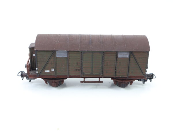 Kleinbahn H0 Güterwagen Schiebewandwagen mit Bremshaus 50 244 Gr ÖBB / patiniert