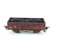 Fleischmann H0 5012 Güterwagen Hochbordwagen m. Kohleladung 885 008 DB patiniert