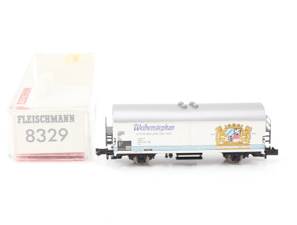 Fleischmann N 8329 Güterwagen Bierwagen Kühlwagen "Weihenstephan" 2 500-4 DB/OVP