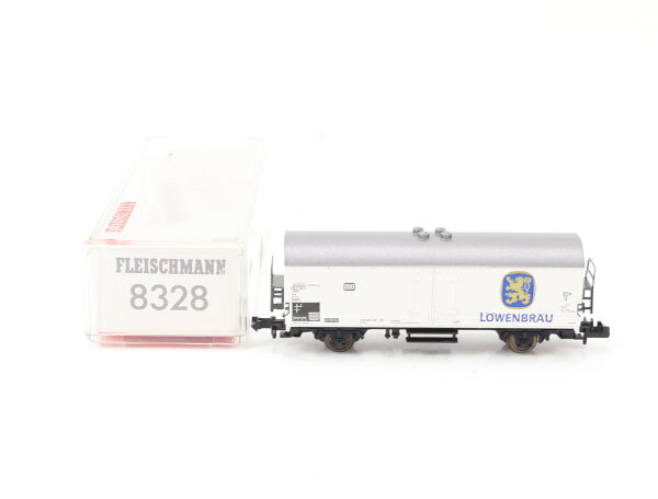 Fleischmann N 8328 Güterwagen Bierwagen Kühlwagen "Löwenbräu" 033-1 DB / OVP