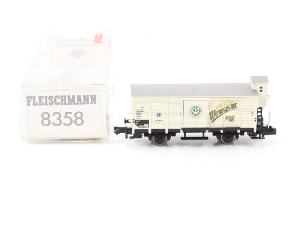 Fleischmann N 8358 Güterwagen Bierwagen "Wernersgrüner" 03-48-91 DR / OVP