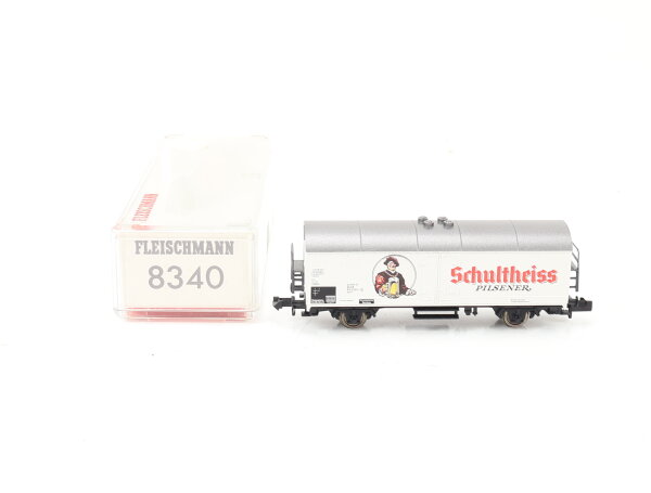 Fleischmann N 8340 Güterwagen Kühlwagen "Schultheiss Pilsener" 2 400-74 DB / OVP