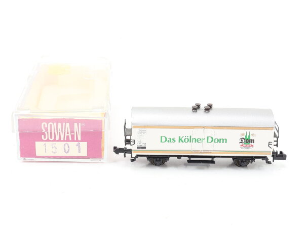 Sowa N 1501 Güterwagen Bierwagen Kühlwagen "Das Kölner Dom Kölsch" DB / OVP