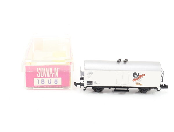 Sowa N 1808 Güterwagen Bierwagen Kühlwagen "Auer Bräu Rosenheim" 3 600-3 DB /OVP