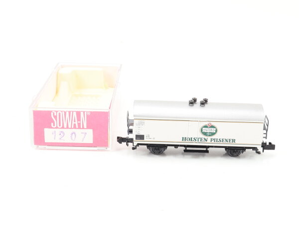 Sowa N 1207 Güterwagen Kühlwagen Bierwagen "Holsten Pilsener" 3 600-3 DB / OVP
