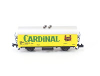 Minitrix N 13693 Güterwagen Kühlwagen Bierwagen "Cardinal" 6 705-8 SBB / OVP