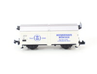 Minitrix N 70073 Güterwagen Hubschiebedachwagen "Hofbräuhaus München" DB / OVP