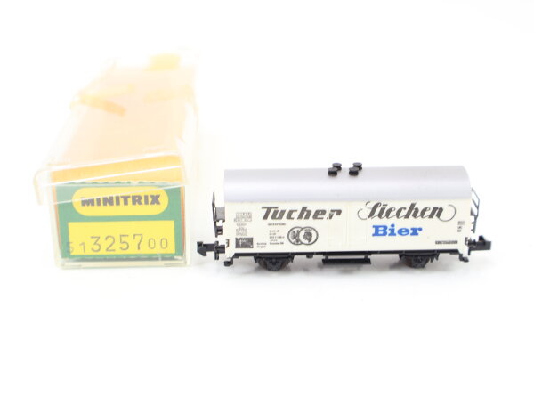 Minitrix N 3257 Güterwagen Kühlwagen "Tucher Siechen Bier" DB / OVP
