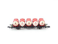 Fleischmann N 8230 Güterwagen Behältertragwagen "EKU" 411 7 882-1 DB / OVP