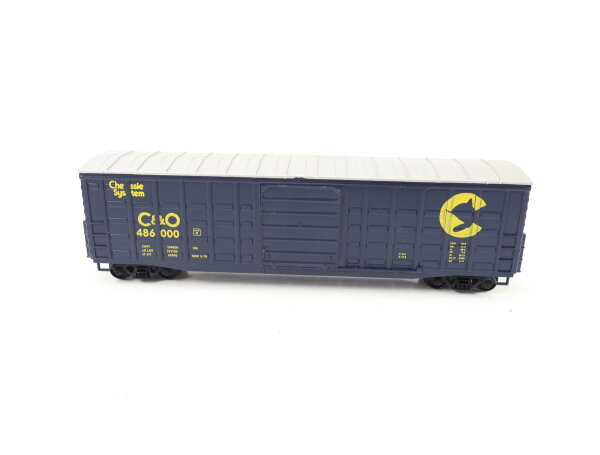 H0 US Güterwagen Box Car "Chessie System (C&O)" 486 000 blau