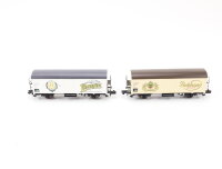 Arnold N 0171 Güterwagen Set 2-tlg. Bierwagen "Wernesgrüner Radeberger" / OVP