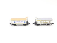 Arnold N 0138 Güterwagen Set 2-tlg. Bierwagen "Warsteiner/Frankenheim Alt" / OVP