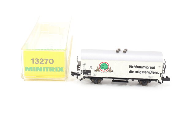 Minitrix N 13270 Güterwagen Kühlwagen Bierwagen Eichbaum 577 942 DB