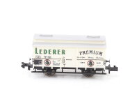 Minitrix N 13604 Güterwagen Bierwagen "Lederer Premium" 360 1 226-0 DB
