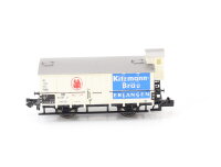 Minitrix N 13825 Güterwagen Bierwagen "Kitzmann Bräu Erlangen" DB