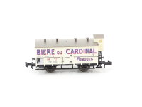 Minitrix N 13293 Güterwagen Bierwagen BIERE DU CARDINAL FRIBOURG SBB