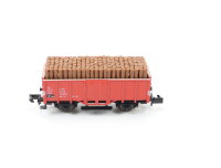 Arnold N 5901 Güterwagen offen Hochbordwagen mit Holzstempel-Ladung 5013018 DB