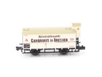 Minitrix N 13442 Güterwagen Bierwagen Gambrinus K.Sächs.Sts.E.B. / NEM