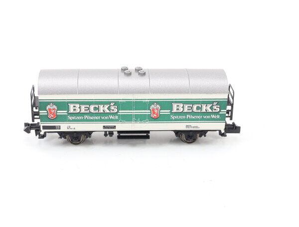 Fleischmann N 8325K Güterwagen Bierwagen Kühlwagen Becks Spitzen-Pilsener DB NEM