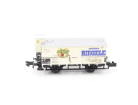 Minitrix N 13658 Güterwagen Bierwagen "Brauhaus Riegele" 520 941 DR