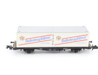 Fleischmann N 8244 Güterwagen Containerwagen "Fürstenberg Pilsener" DB