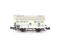 Minitrix N 13218 Güterwagen Bierwagen "Hackerbräu München" K.Bay.Sts.B.