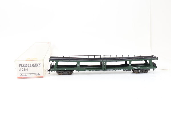 Fleischmann H0 5284 Güterwagen Autotransportwagen ohne PKW-Ladung 80 021-3 DB