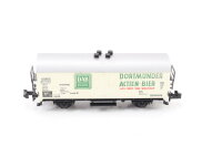 Minitrix N 51 3528 Güterwagen Kühlwagen Bierwagen "Dortmunder Actien-Bier" DB