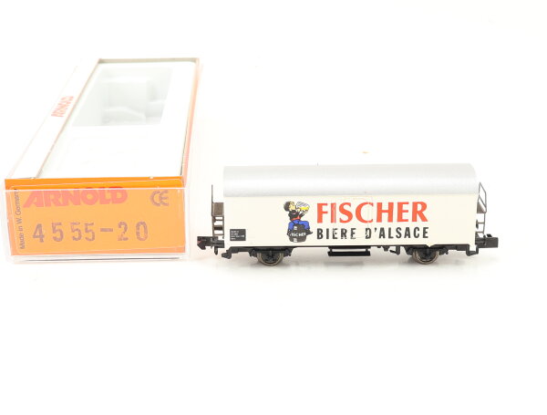 Arnold N 4555-20 Güterwagen Kühlwagen Bierwagen "Fischer Biere D’Alsace" SNCF
