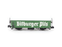 Arnold N 4516 Güterwagen Kühlwagen Bierwagen "Bitburger Pils" DB