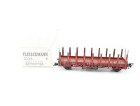 Fleischmann H0 5226 K Güterwagen Rungenwagen...