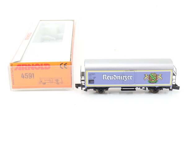 Arnold N 4591 Güterwagen Bierwagen "Reudnitzer" 21 RIV 50 DR