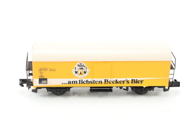 Arnold N 4518-26 Güterwagen Kühlwagen Bierwagen "..am liebsten Beckers Bier" DB