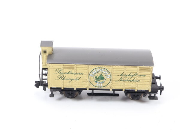 Arnold N 4259 gedeckter Güterwagen Bierwagen mit Brhs."Privatbrauerei Rheingold"