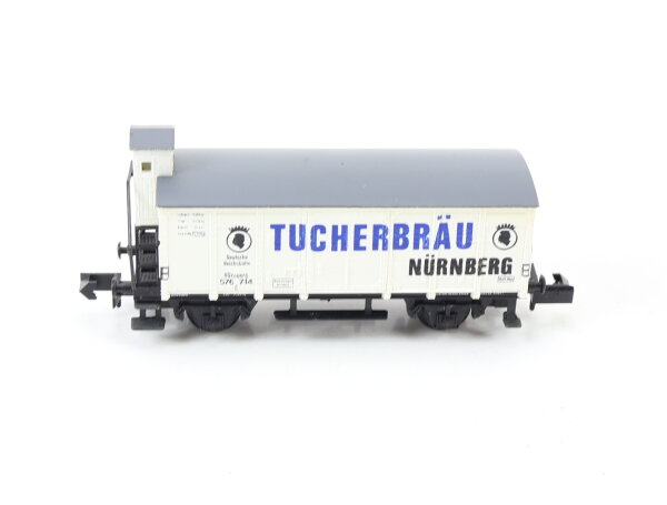 Arnold N  Güterwagen Bierwagen mit Bremserhaus "Tucherbräu Nürnberg" 576 714 DR