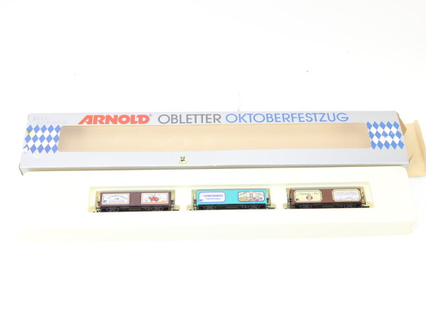 Arnold Spur N 0246 Güterwagen-Set 3-tlg. Oktoberfest Löwenbräu Paulaner Hacker