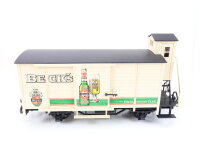 LGB Spur G 4026 Güterwagen Bierwagen mit Brhs. "Becks - löscht Kenner-Durst" OVP