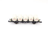 Fleischmann Spur N 8232K Güterwagen Behältertragwagen "Dortmunder Union Bier"