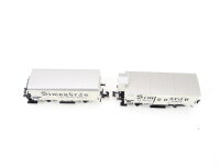 Fleischmann N 8347 K Set aus 2 Güterwagen Bierwagen "Simonbräu" 528 032 DB / NEM