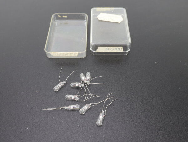 Fleischmann N 9530 8x Glühlampe Ersatzlampe Fadenlampe Birne 14V 35 mA