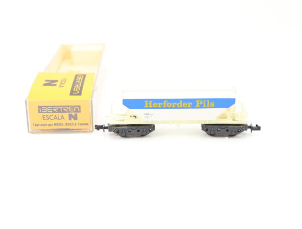 Ibertren N 480 Güterwagen Selbstentladewagen Getreidewagen "Herforder Pils" SBB