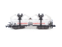 Minitrix Spur N 3586 Güterwagen Silowagen "BASF...