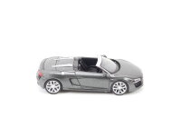Herpa H0 Modellauto PKW Audi R8 Spyder Cabrio anthrazit-metallic 1:87