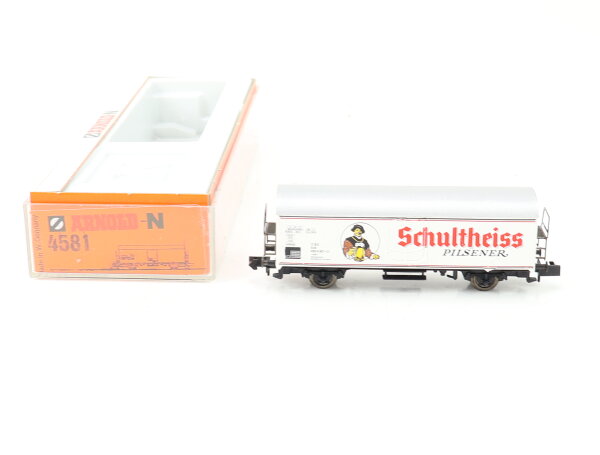 Arnold N 4581 Güterwagen Kühlwagen Bierwagen "Schultheiss" 082 4 927-9 DB