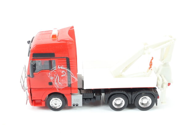 Herpa H0 Modellauto LKW MAN Zugmaschine mit Pritsche und Ladekran 1:87