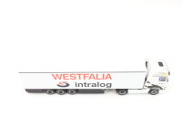 Herpa H0 Modellauto LKW Renault Gardinenplanen-Sattelzug "Westfalia intralog"
