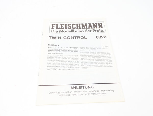 E1641 Fleischmann H0 Betriebsanleitung für Twin Control 6822
